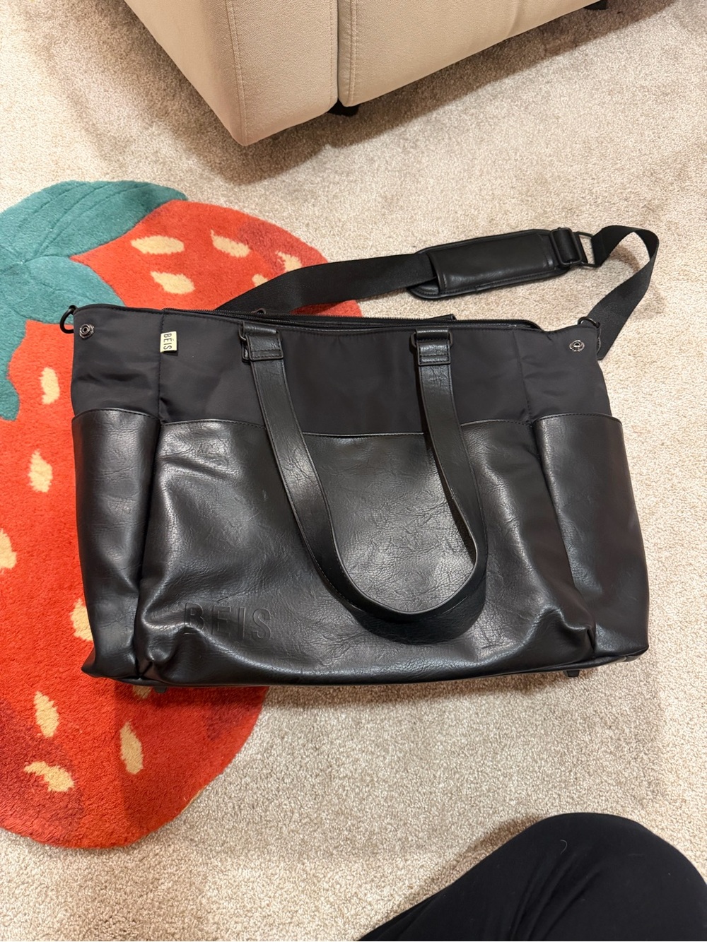 Beis The Diaper Bag in Black